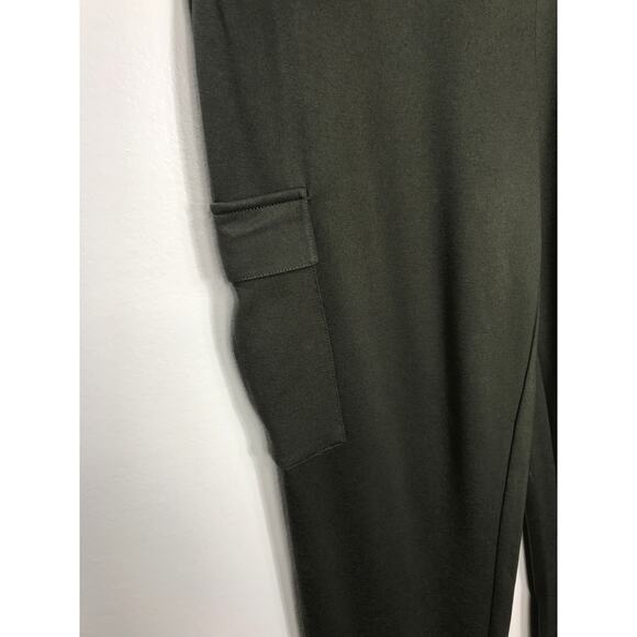 New Badgley Mischka Women's L Olive Green Jogger Pants Cargo Belt Comfy Everyday - Picture 7 of 12